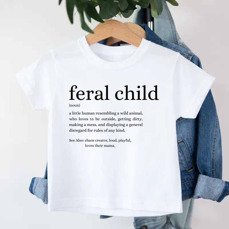 Feral Definition Kids Tee 3
