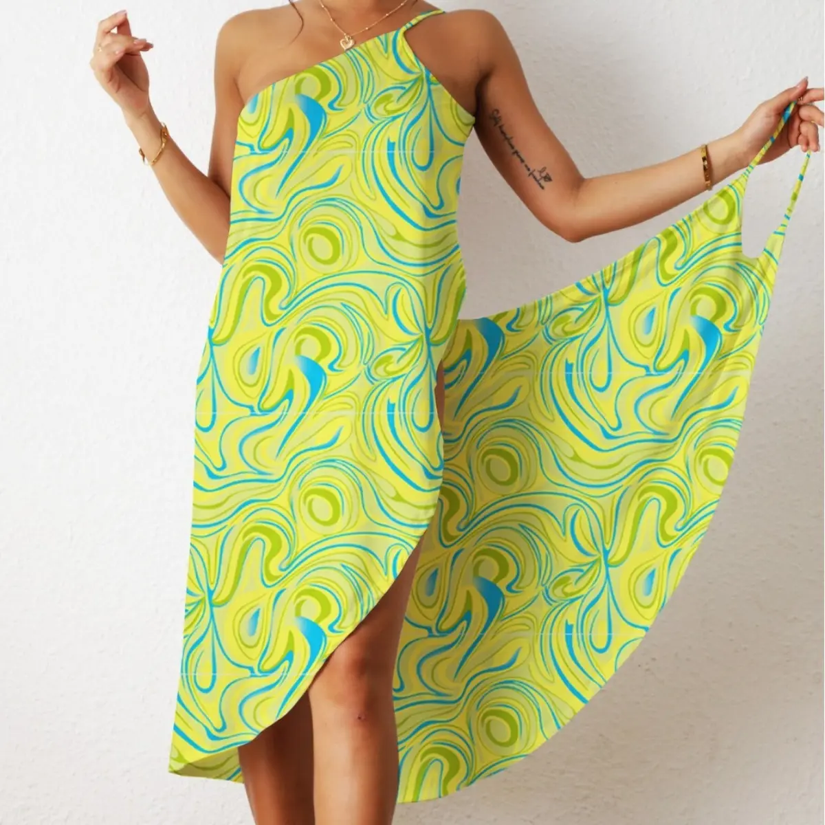 S/M-5XL Women's Bikini Covering Cage Beach Long Dress Swimwear Beach Skirt skort dress sleeveless dress