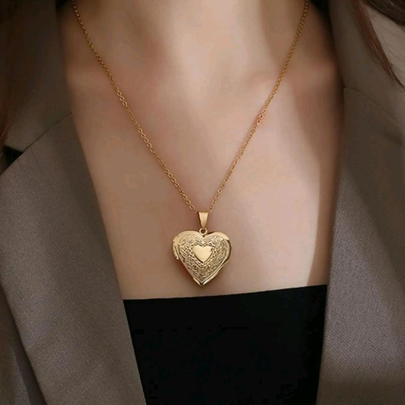 GJ Gemma Stainless Steel Functioning Heart Locket 2