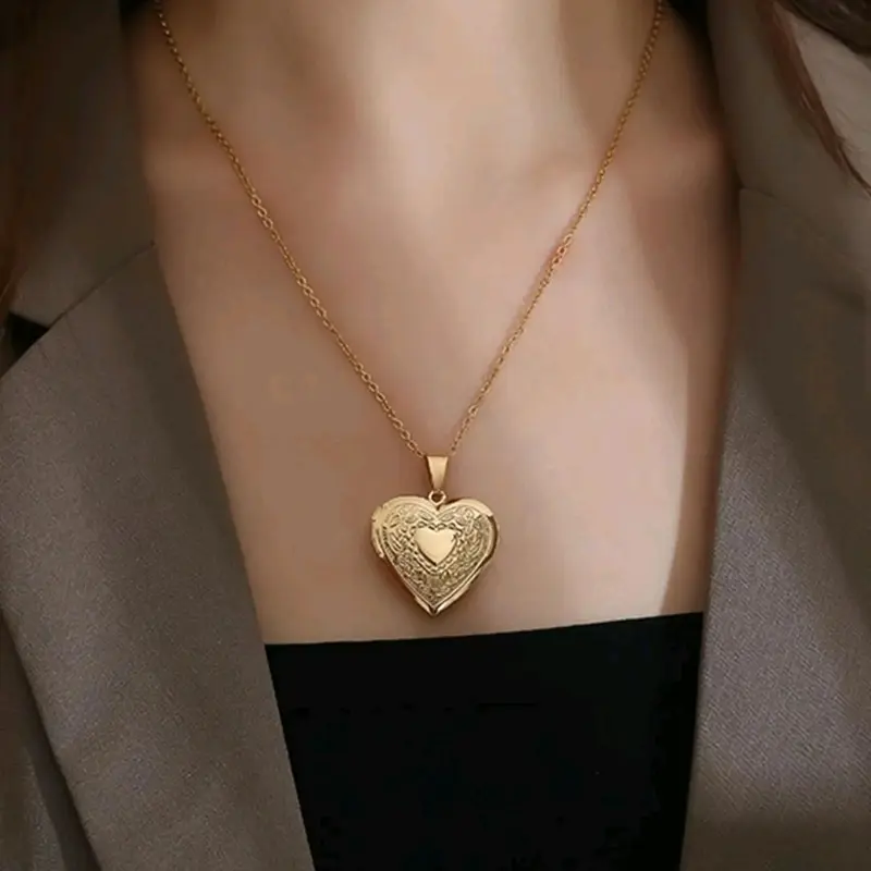 GJ Gemma Stainless Steel Functioning Heart Locket 2