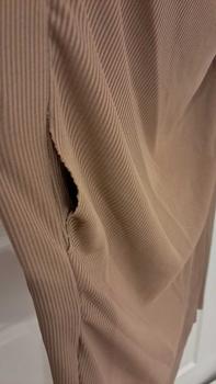 Product Review of YOZY Women's Plain Knot Front Wrap Ribbed Midi Dress, Casual Long Sleeve V Neck Dress for Daily Wear, Ladies Clothes for All Seasons from J**e T**y 1