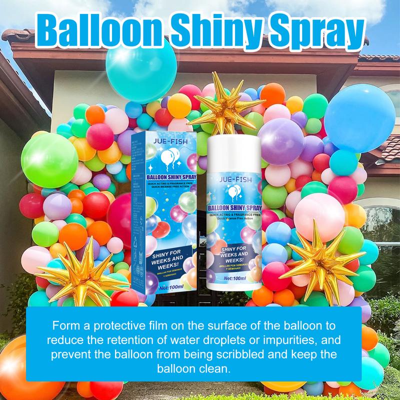 Product Introduction of Jue-Fish Aerosol Balloon Spray Balloon surface texture gloss lasting non-oxidation fading spray 9