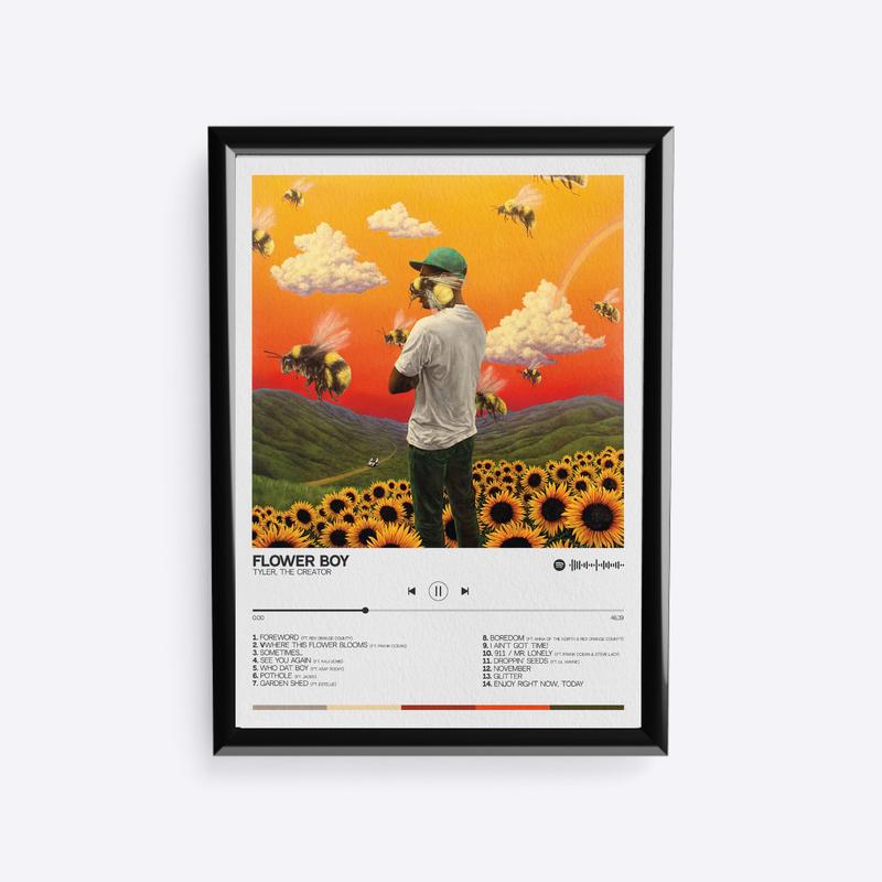 Tyler, the Creator wall art album PRINTS ONLY NO FRAMES Chromakopia, cherry bomb, call me if you get lost, flower boy, IGOR, wolf, goblin, Poster 4