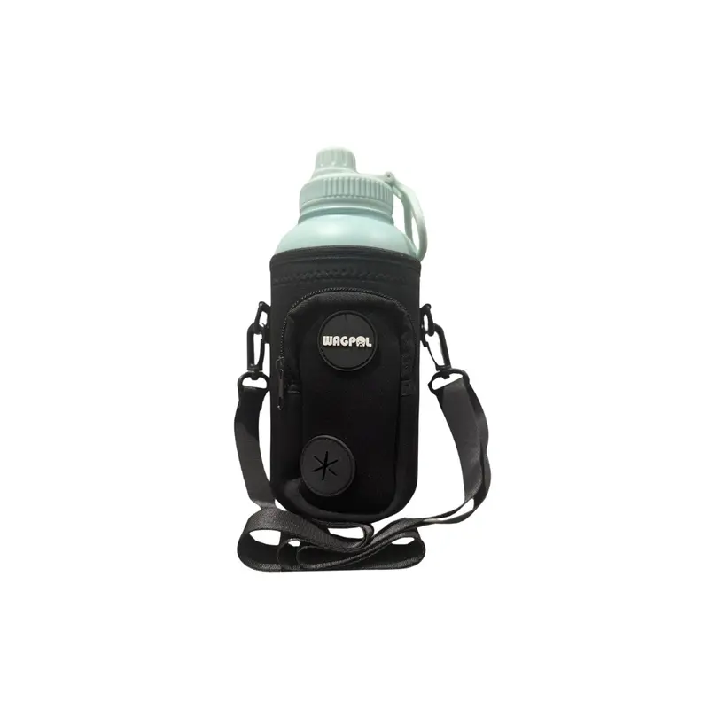 3 in 1 Portable Dog Travel Water Bottle with 2 Detachable Bowls, 32oz Stainless Steel Insulated Dispenser for Dogs with Carrying Sleeve 8