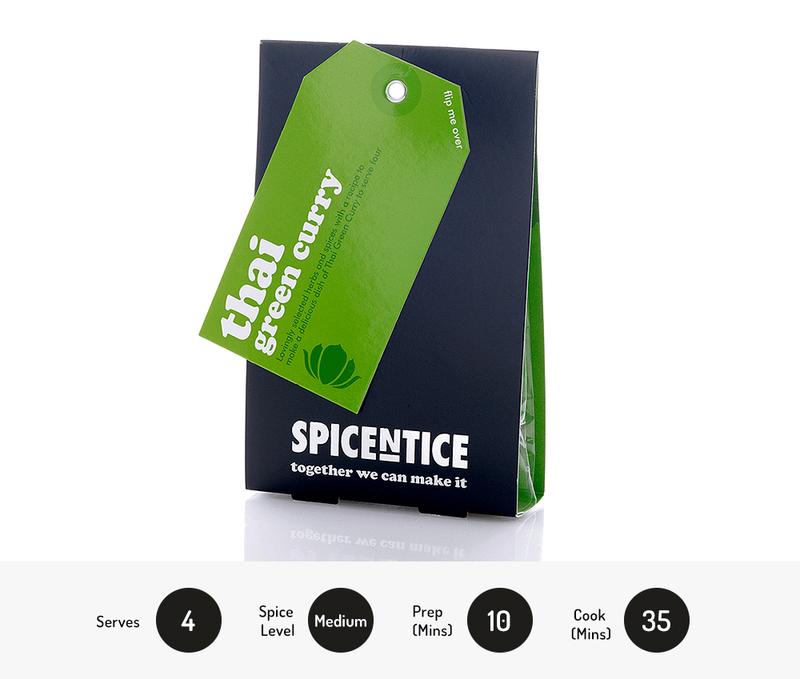 Spicentice Thai Green Curry Recipe Kit - Cooking with Chilli and Spices 3