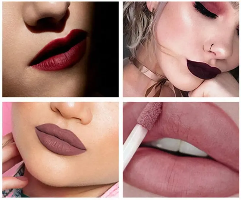 6PCS Matte Lipstick Sets, Long Lasting Liquid Lipsticks, Non-Stick Cup, Waterproof Lip Gloss (#01) - Cosmetic, Makeup Color Daily 3