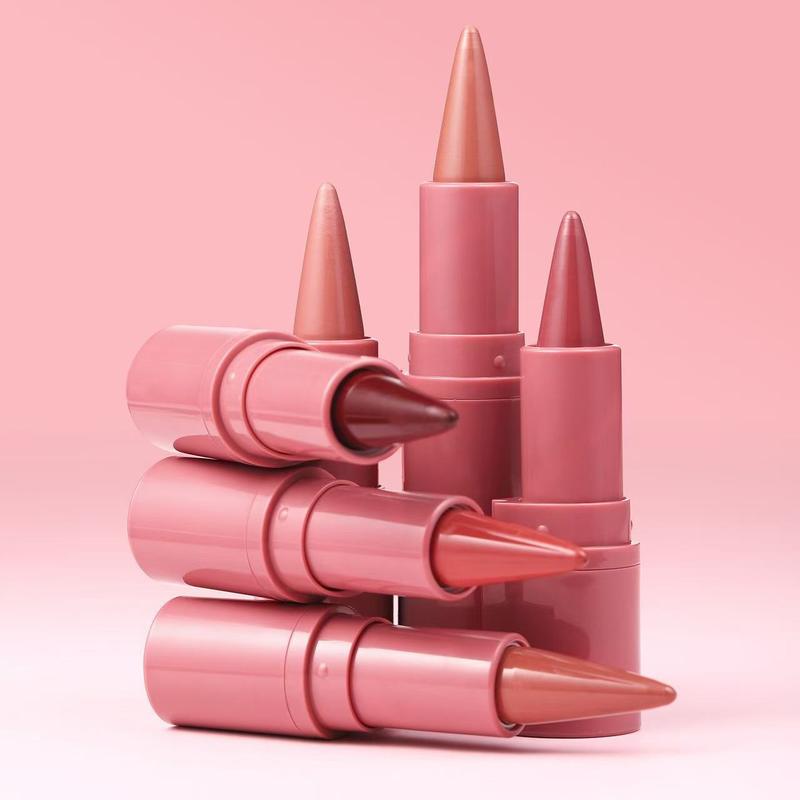 Langmanni New Multi-Functional Lip Liner Lipstick Pen Matte 6 Colors Optional Waterproof  Lipgloss  Cosmetic 1