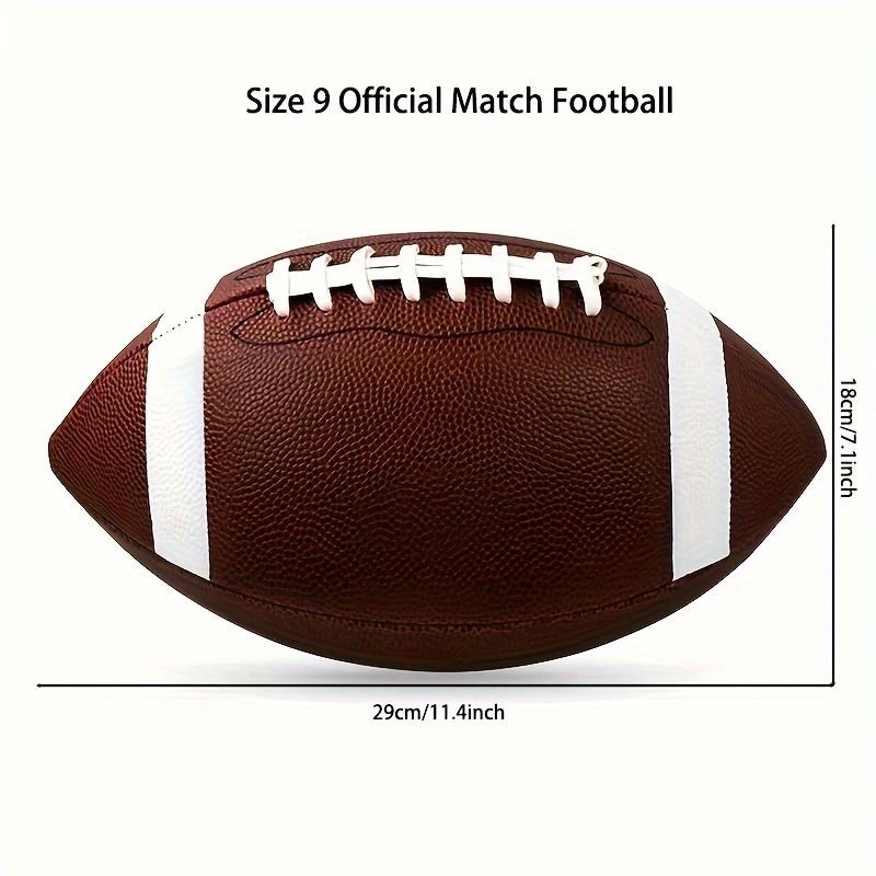 Professional American Football, Size 3/6/9 PU Official Training Football 8