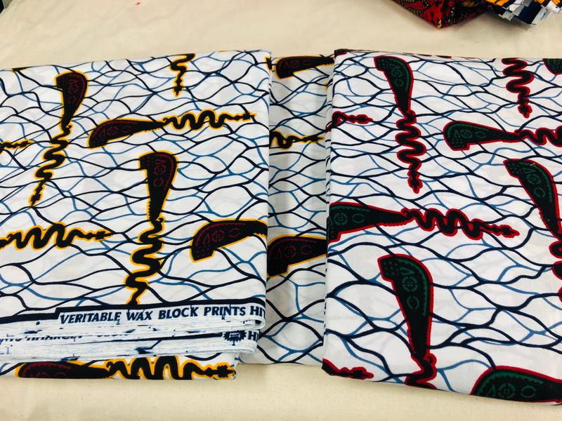 African Ankara Cotton Print Fabric 6 Yards 0