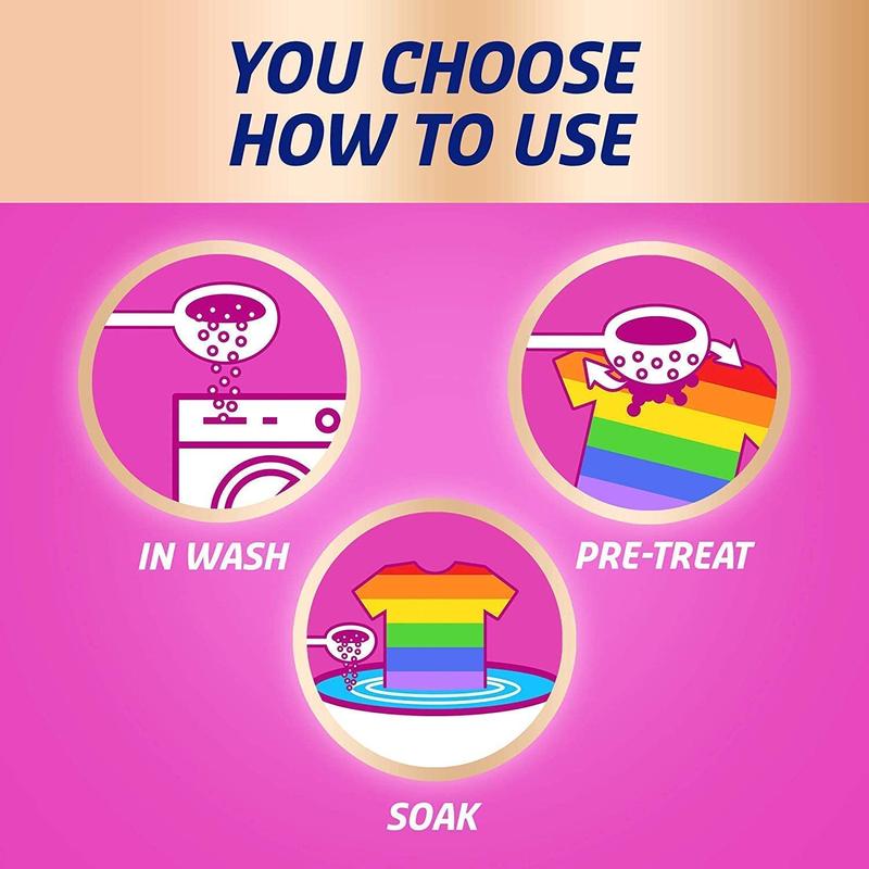Vanish Gold Oxi Action Laundry Booster and Stain Remover Powder for Colours, Keeps Colours Bright, Removes Odours & Tough Stains Even at 20°, Safe on Everyday Fabrics, 1.9 kg 6