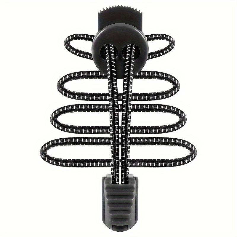 Easy-Tie No-Lace Shoelaces - 1 Pair, Elastic & Durable for Sneakers and Boots, Casual Style 3