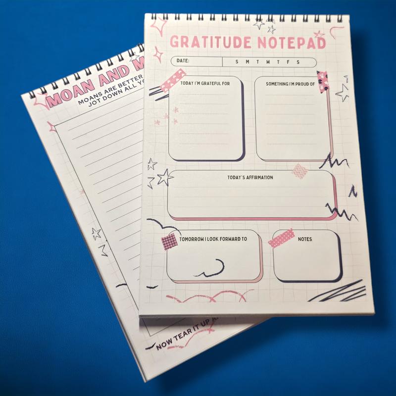 Mental Health Bundle, Mental Health Journal, Affirmation, Pen, Notepad, Positivity 3