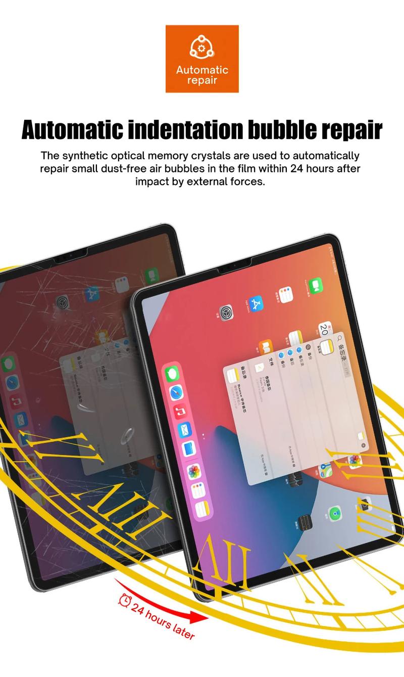 Product Introduction of 2Pcs Hydrogel Film For iPad Air 5 10.9 2022 iPad Pro 11 Air 4 for iPad 10.2 9th 8th 10.5 9.7 Mini 6 4 5 Liquid Screen Protector 16