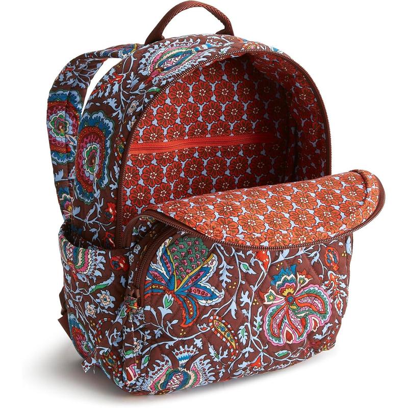 Vera Bradley Women's Premium Cotton Small Banbury Backpack Bookbag 2