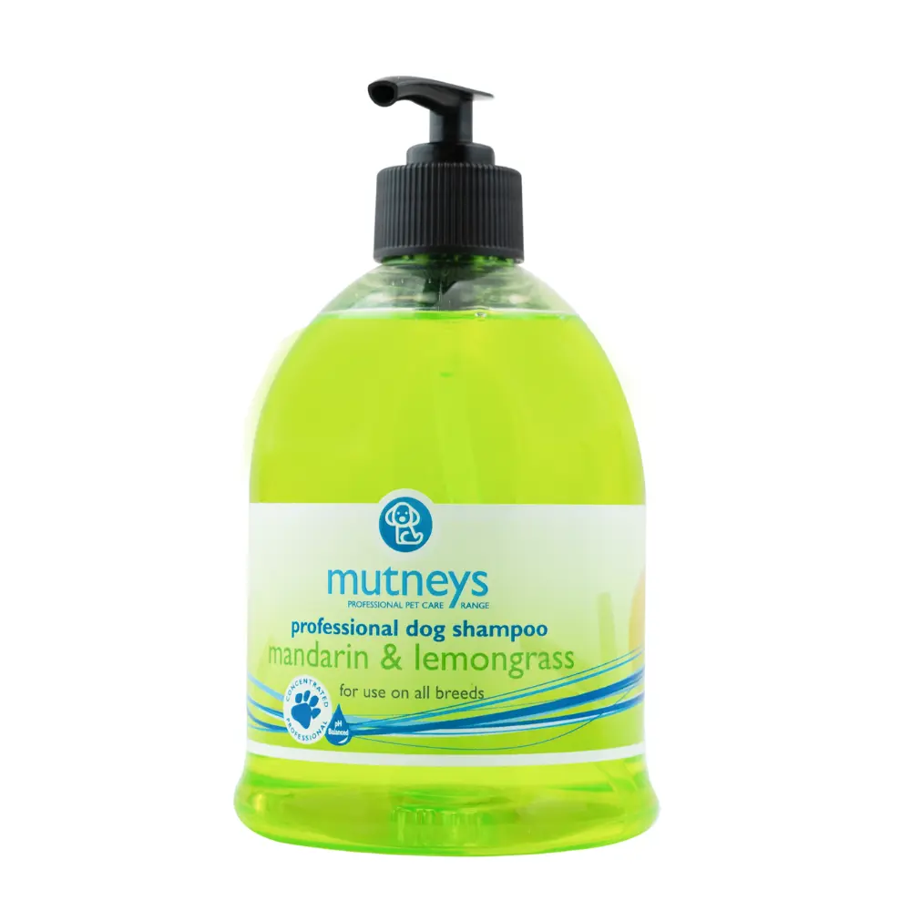 Mutneys Mandarin & Lemongrass Dog Shampoo | Suitable for all breeds | 500ml