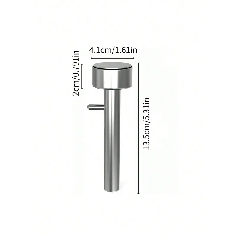 1pc Falafel And Meatball Maker Scoop, Food Safe And Non-Sticky Stainless Steel Meatball And Falafel Baller Tool, Stainless Steel Professional Falafel Maker Scoop,Baller Scoop Mold Kitchen Utensils Silver 2