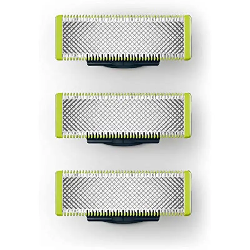 3Pcs Philips Replacement Men Shaver Razor Heads OneBlade Razor  – QP2520/QP2523/QP2530 Comfort 2