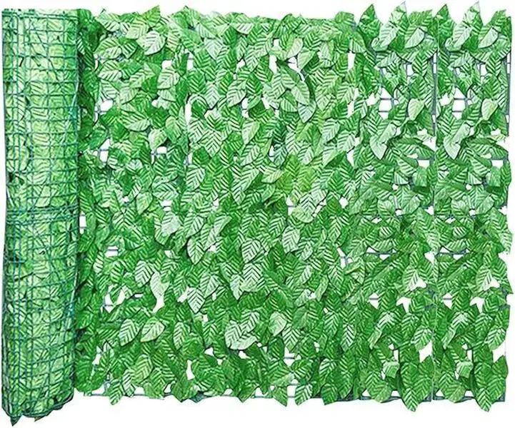 3M Roll Artificial Hedge Garden Fake Ivy Privacy Wall Screening Panel Leaf Fence