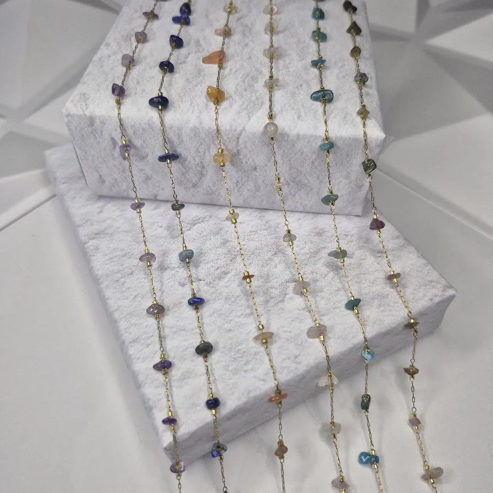 Waterproof Stainless Steel Nayural Stone Necklace
