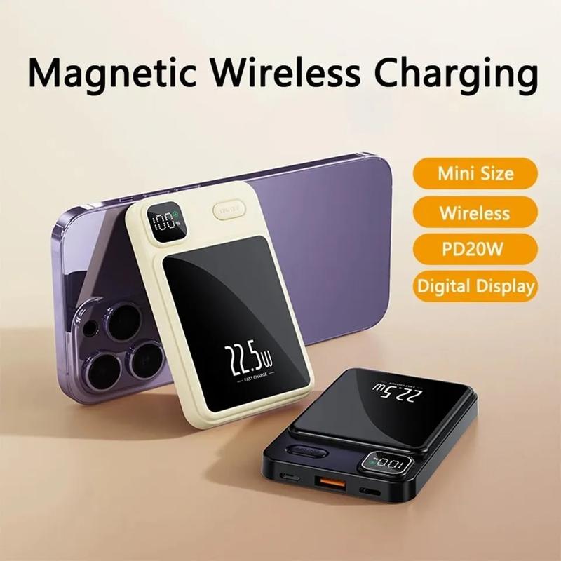 3000000mAh Battery Pack MagSafe Wireless Charging Power Bank For iPhone 13/14 portable charger Accessories Compact Smartphone Chargeable power  bank magnetic power  bank  charger 3