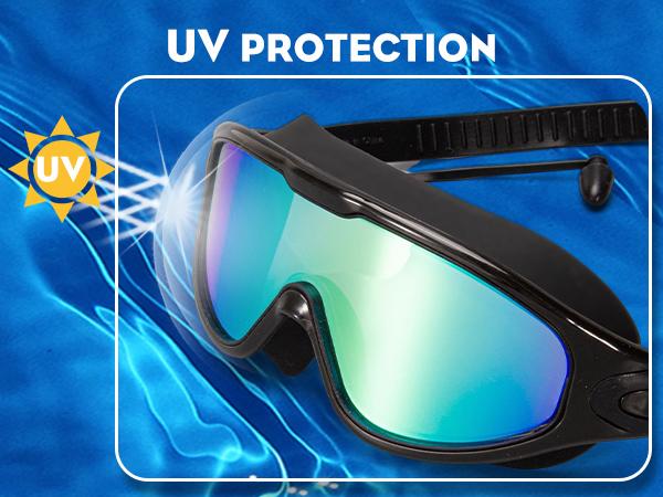 Product Introduction of Swim Goggles 2 Pack, Wide View Anti Fog & UV Swimming Goggles for Audlt, No Leaking Swim Glasses for Men Women 4