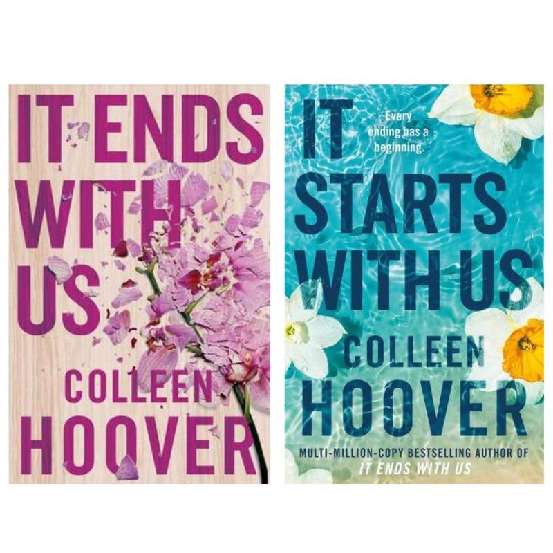 2 Books Set By Colleen Hoover: It Ends With Us; It Starts with Us (Paperback) 0