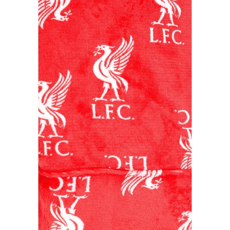 Liverpool Football Club Men's Fully Lined Luxury Fleece Hoodie Red W23 5