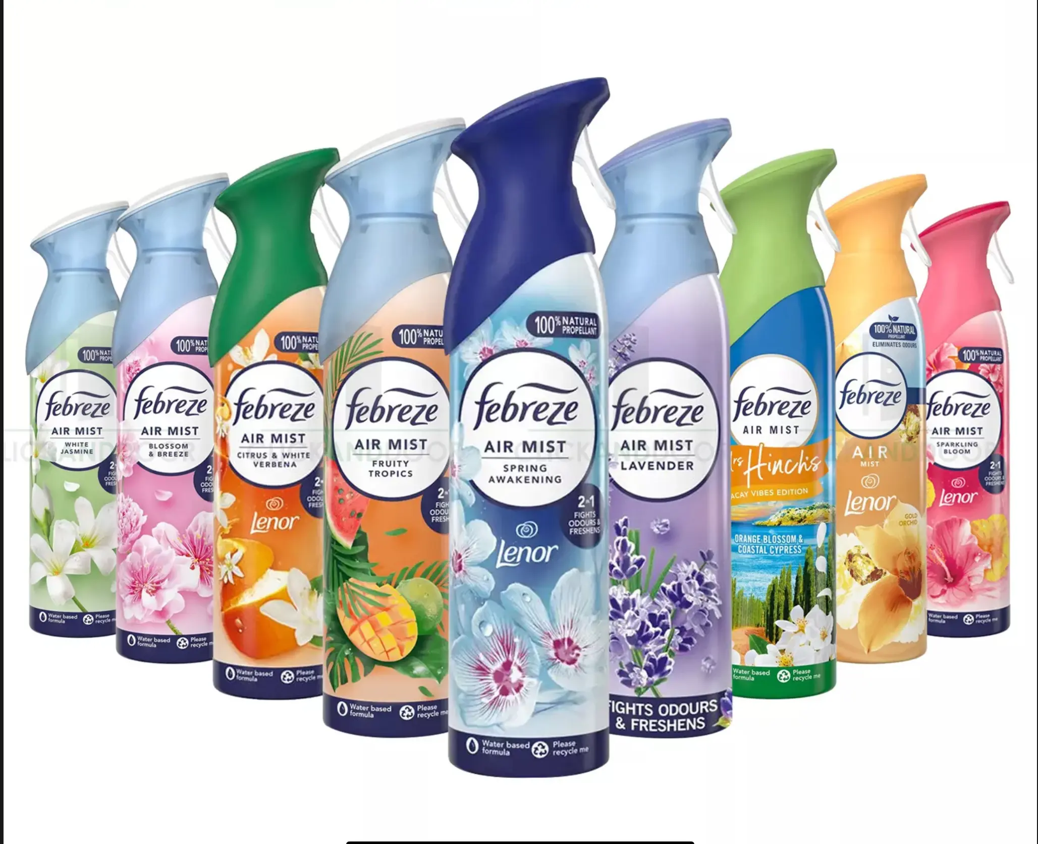 3xFebreze Aerosol Mist Air Fresheners 185ml (Scent Options) freshner