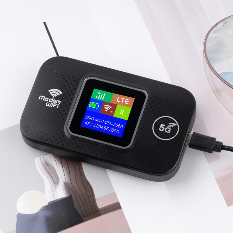 Product Introduction of Unlocked 4G LTE LCD Portable Mobile Broadband Wireless WiFi Router MiFi Hotspot 19