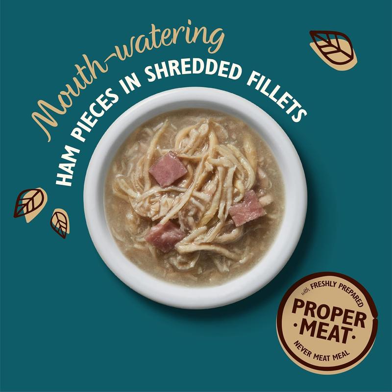 Lily's Kitchen Shredded Fillets Multipack - Grain Free Natural Adult Wet Cat Food - Chicken, Chicken & Mussels, Chicken & Ham, Tuna & Salmon (16 Tins x 70 g) 4