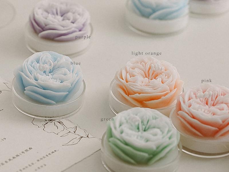 Austin Rose Candle, Scented Candles, Handmade Candles, Soy Wax Candle, Wedding Favour, Flower Candle, Birthday Gift, Mother's Day Gift 4