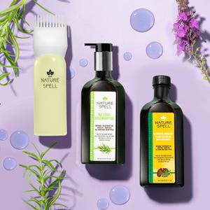 Nature Spell Limited Edition Rosemary Hair Oil Elixir Set for Luxurious Hair