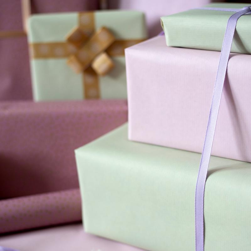 10m roll of Pink & Mint Green Kraft Wrapping Paper (500mm wide) Great for Birthdays, Weddings, Christening Gift Wrap 5