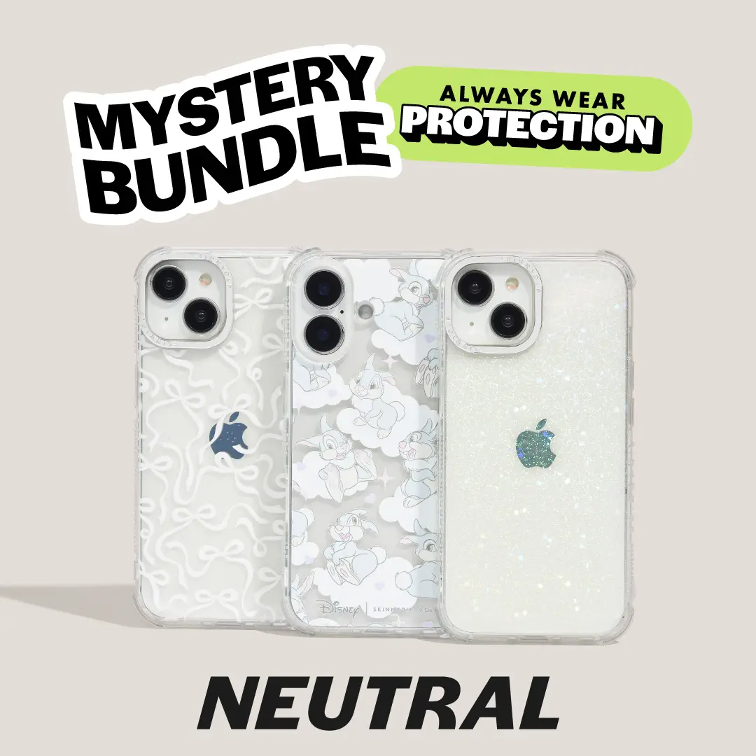 Skinnydip London x 3 Neutral Phone Case Bundle