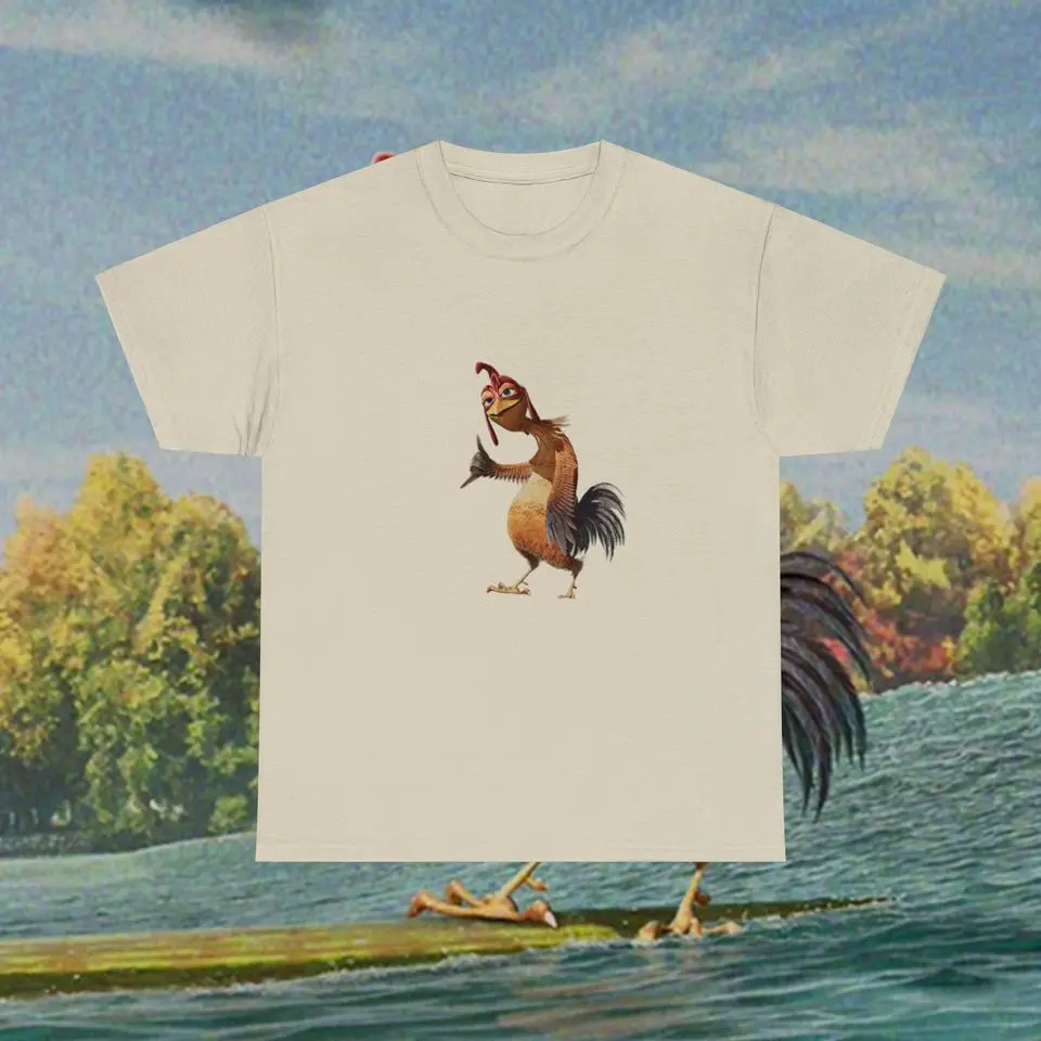 Chicken Joe Graphic T-Shirt, Surf's Up, Beach Vibes Gildan Heavy Cotton
