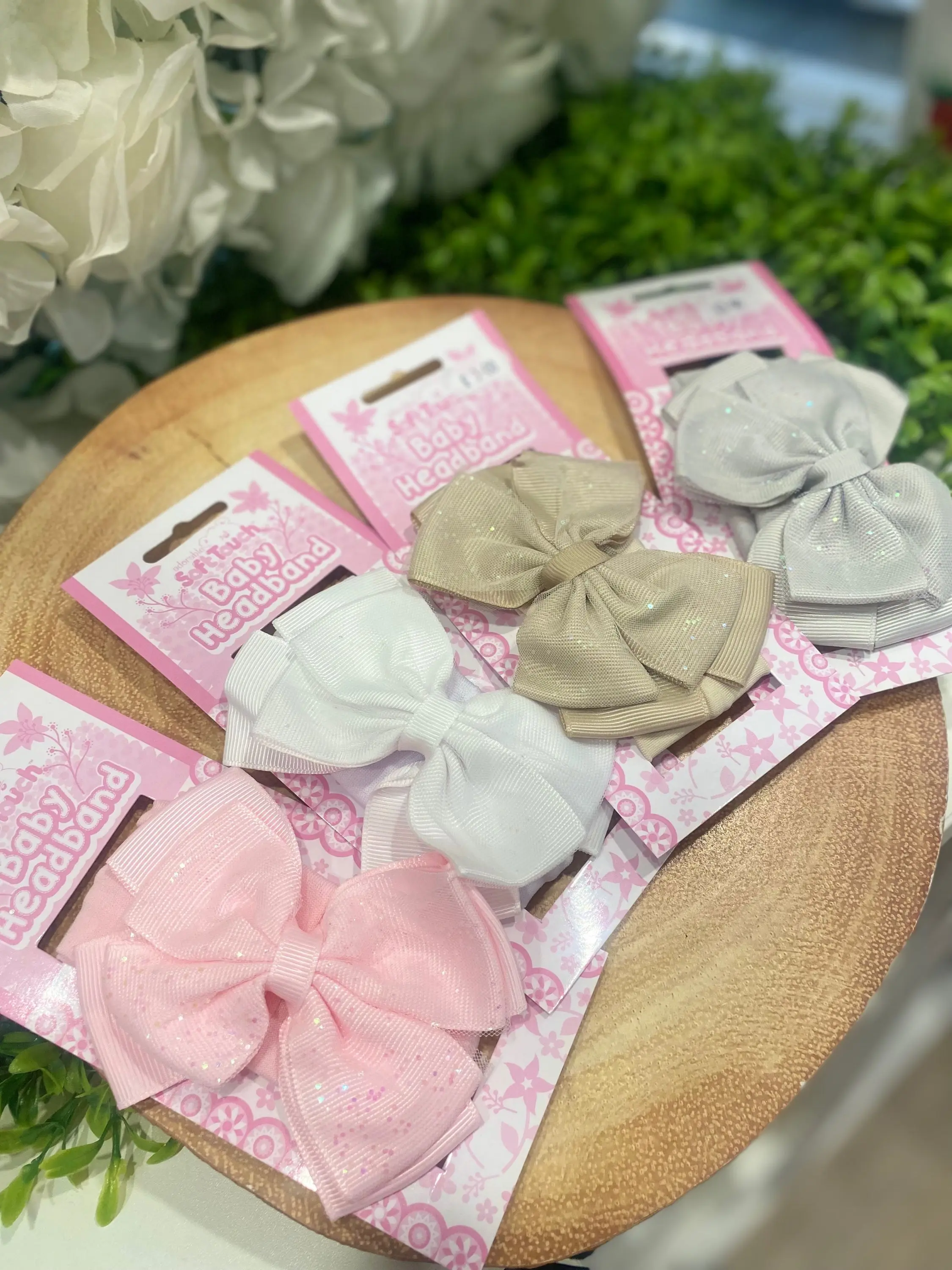 Sparkle Bow Newborn Baby Girl Headband