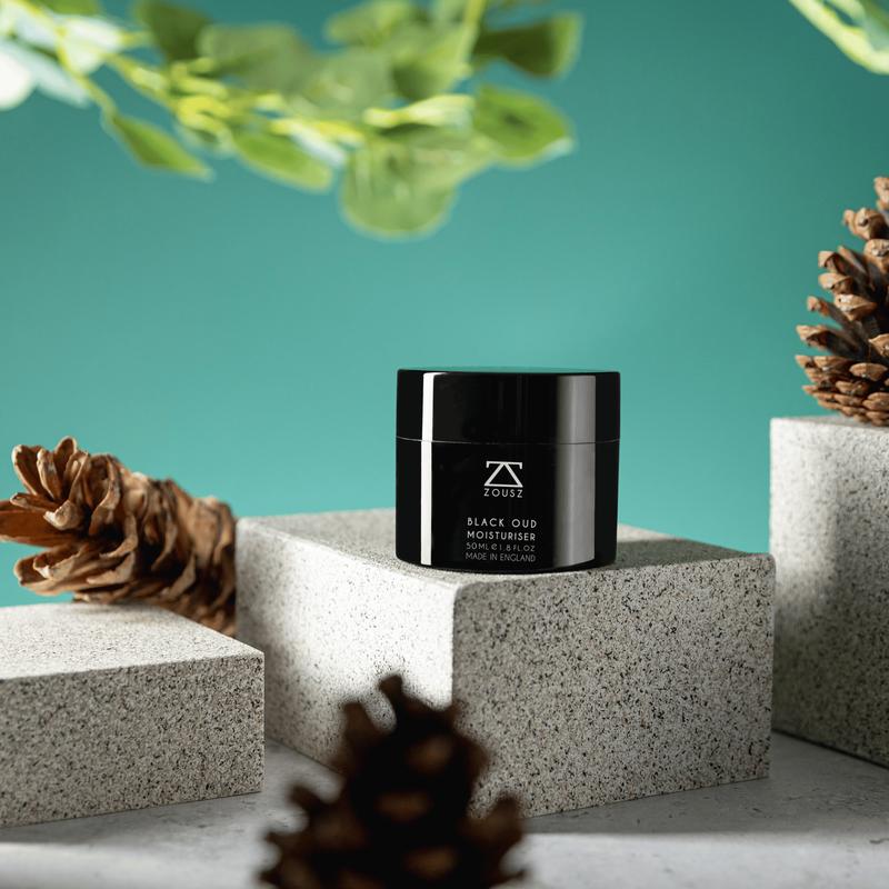 Black Oud Natural Men's Moisturiser - Organic Luxury Skincare with Hyaluronic Acid and Antibacterial Properties - Hydrating, Scent 2