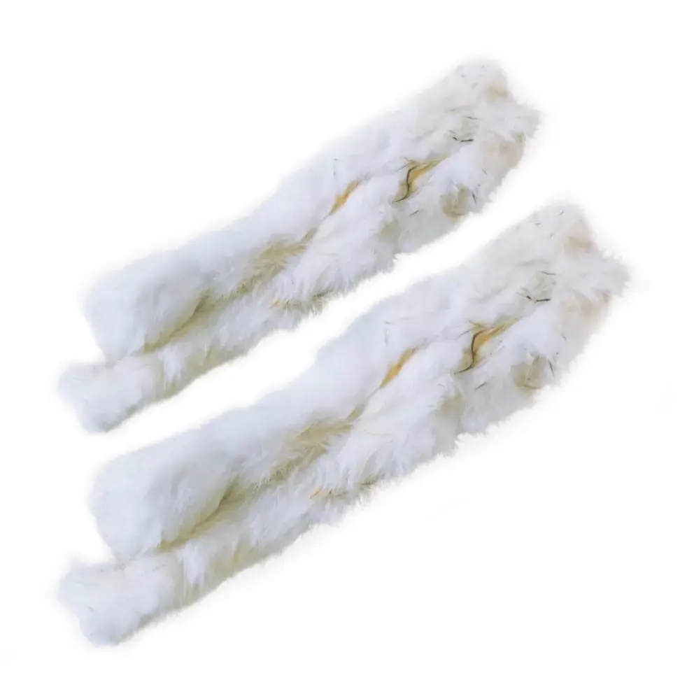 XL Rabbit skin with fur dog treats - 30-40cm length