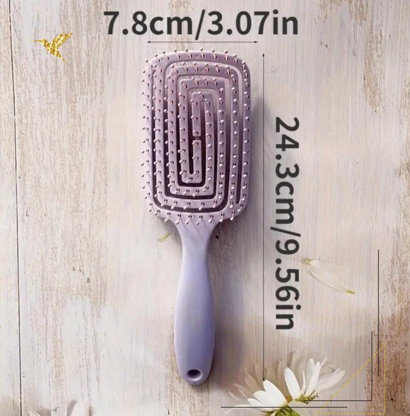 Product Introduction of Detangler Hair Brush, Wet & Dry Hair Brush Detangling Hair Brush for Women Tangles Hairbrush for Women, Men and Kids – Purple 1