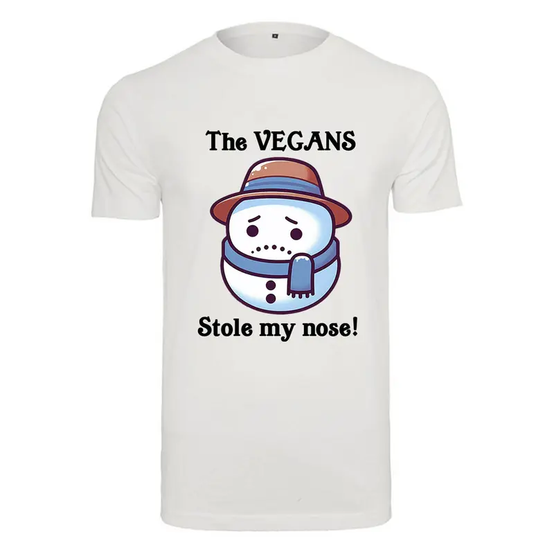 Gift Goat The vegans stole my nose T Shirt Classic T -Shirt Cotton Unisex Soft T-Shirt Graphic Top Casual Round Neck Fabric Day Prolonged Streetwear Fashion Tee Stylish funny 4