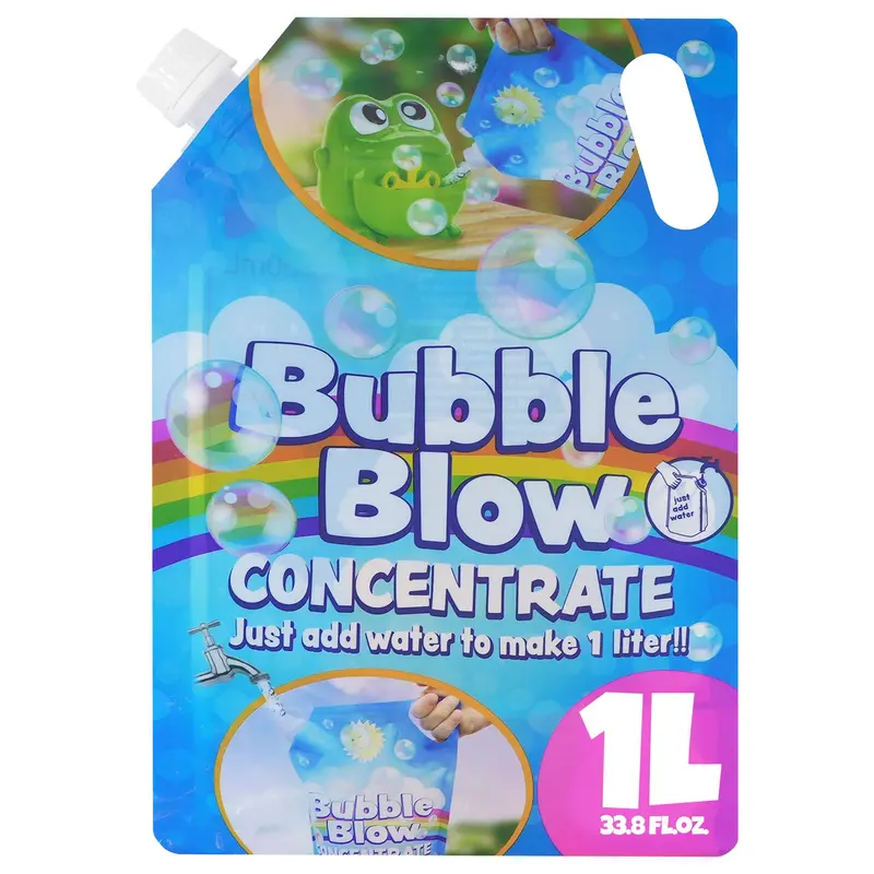 Bubble Blow Concentrate Liquid Soap Bubble Refill Solution Outdoor Toys Bubble Mixture for Bubble Machines Bubble Gun 1L/ 2L/ 5L 0