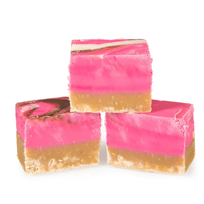 Strawberry Cheesecake Big Block Fudge 200g (candy) 0