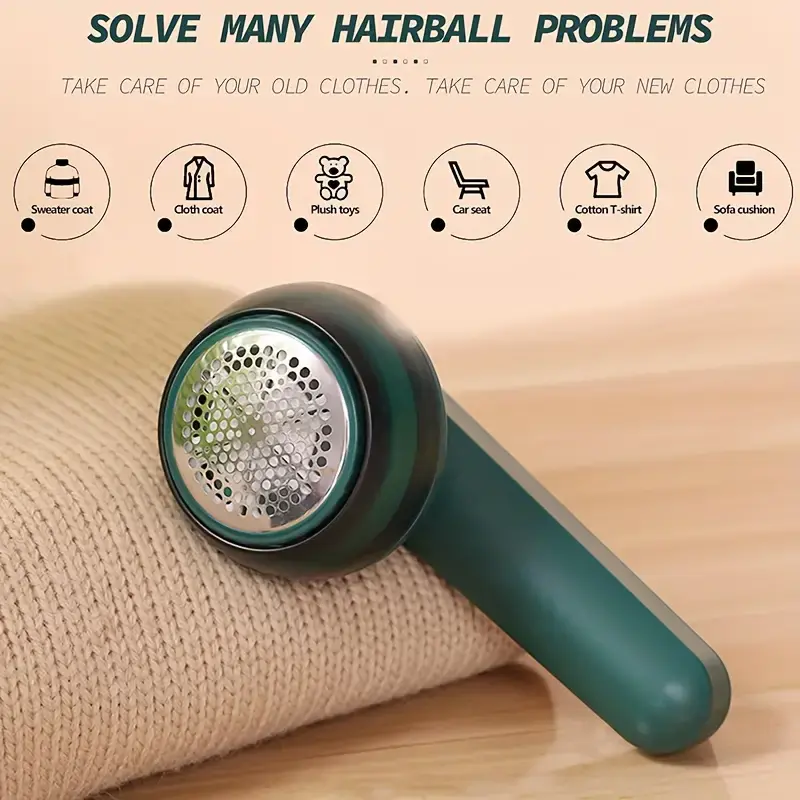 Electric Lint Remover,Hairball Trimmer with Six Knife Heads for Lint Remover and Dust Collector on Clothes, Sweaters, and Bedding Cleaning | UK Seller | Express 24-48 Hour Delivery 6