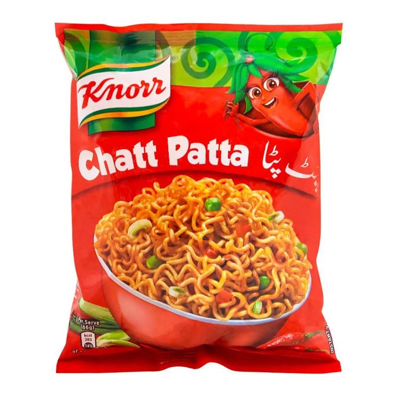Knorr Chatt Patta Noodles Pack of 6 – Spicy & Tangy Instant Delight Savory Food Flavor 1