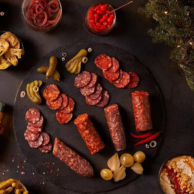 Salami Gift Set | British Carnivore Gift | British Free Range Pork | Made in Hertfordshire | No Fridge | 12 Months Shelf Life 6