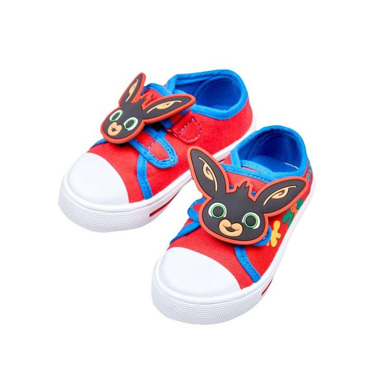 Bing Boys Canvas Easy Close Pumps Low Top Trainers 1