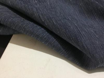 NEW High Class Denim Colour 100% Linen Fabric 3
