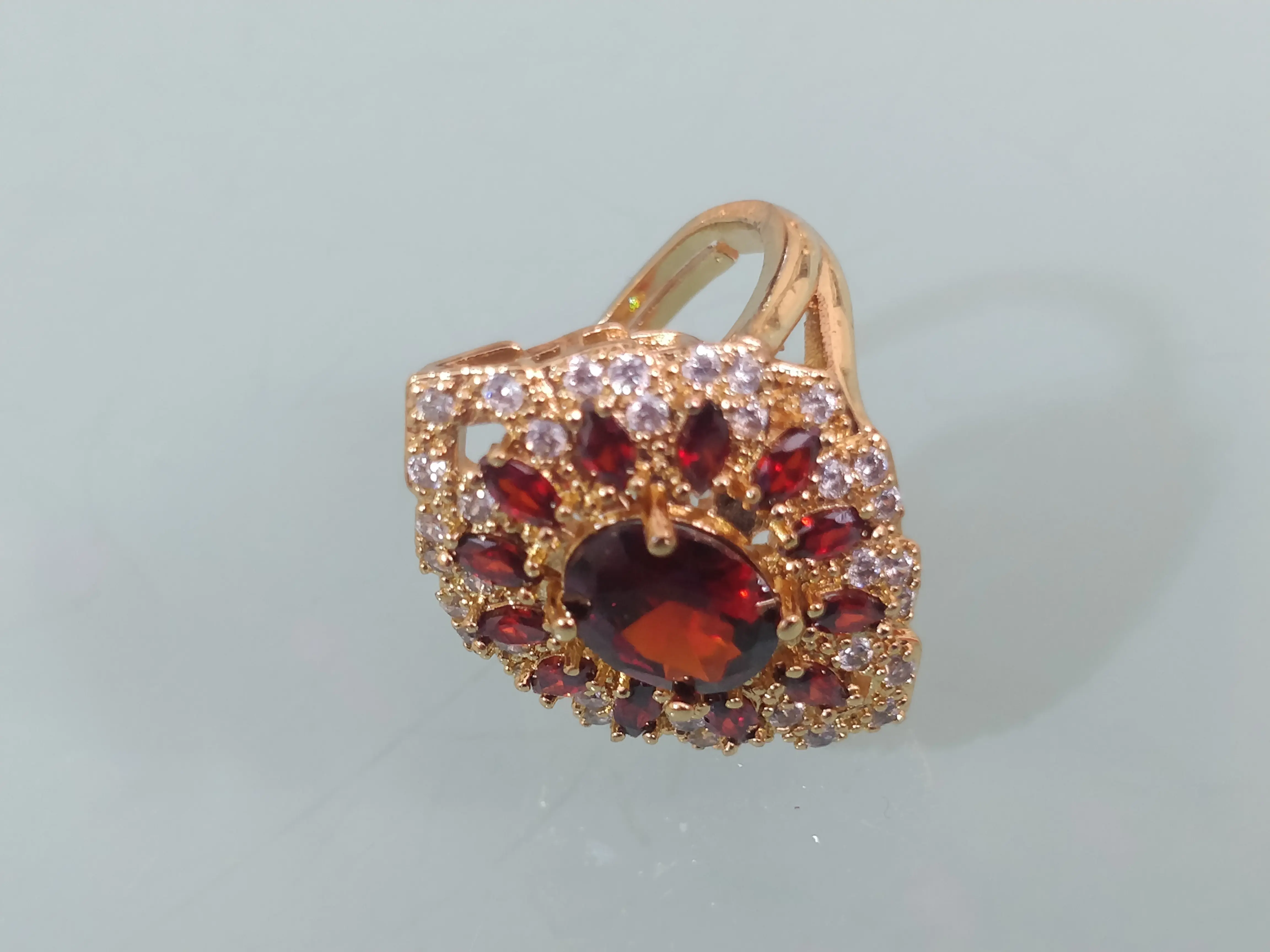 Mode Stile Multi Stones Ring - Geometric, Beads, Flowers, Rhinestones, Bow, Fringe - Multi-color - Limited Edition
