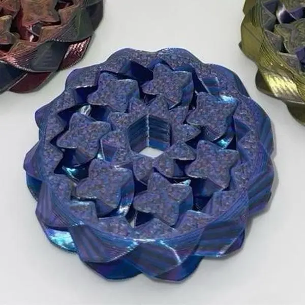 Herringbone Gear Fidget Spinner | High-Tactile Stress Relief Toy | Mechanical Desk Gadget