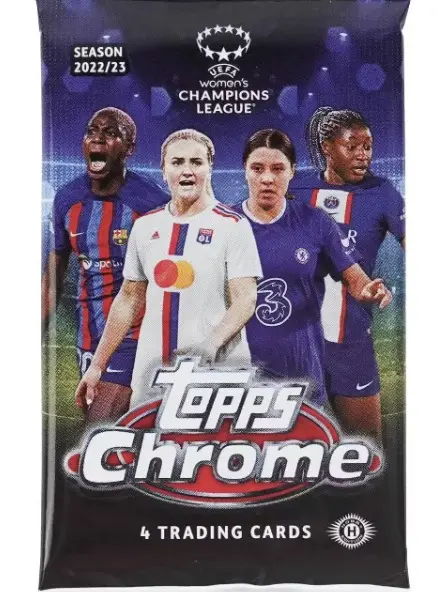 Topps Chrome Uefa Champions League Womens *1 Pack - Trading Cards